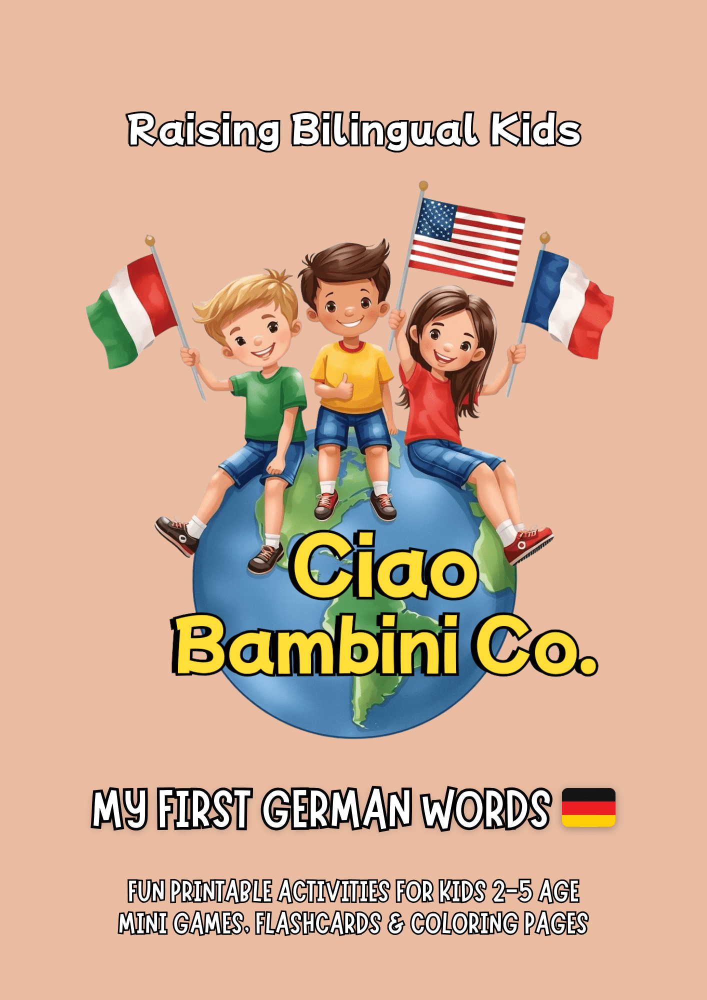 MY FIRST GERMAN WORDS - Raising Bilingual Kids - German Play Collection - Ciao Bambini Co. - 