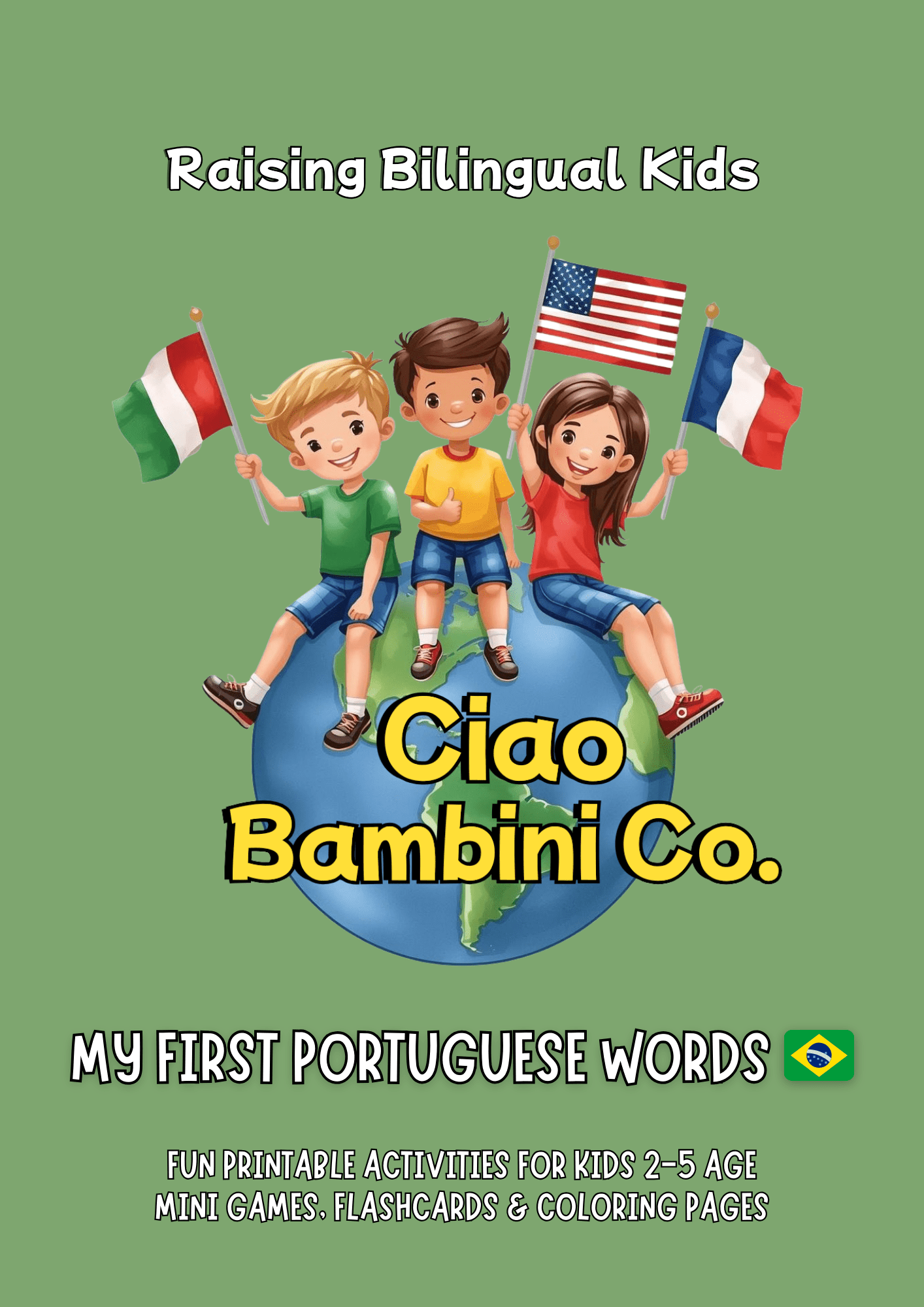 MY FIRST PORTUGUESE WORDS - Raising Bilingual Kids - Portuguese Play Collection - Ciao Bambini Co. - 