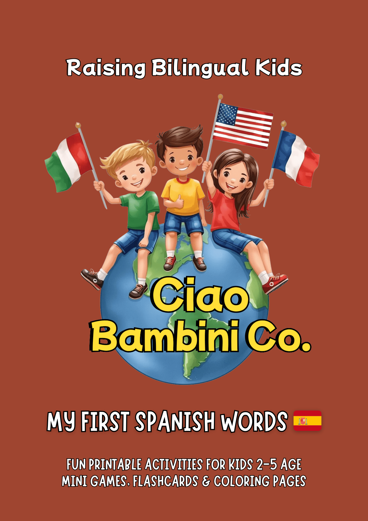 MY FIRST SPANISH WORDS - Raising Bilingual Kids - Spanish Play Collection - Ciao Bambini Co. - 